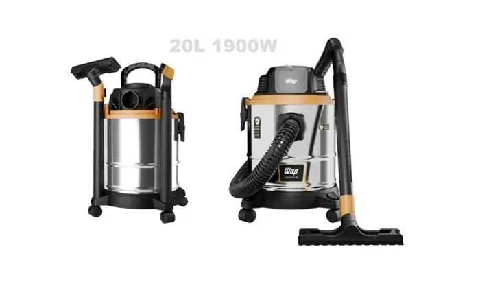 Aspirador de Pó e Água Wap GTW Inox 20i, 02 Níveis de Filtragem, Autolimpeza 1900W 127v