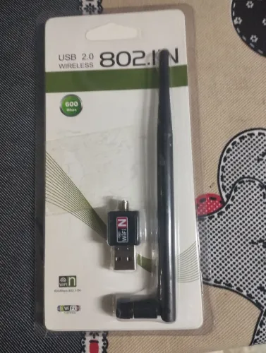 Adaptador USB Wi-Fi 802.11N 600Mbps com Antena