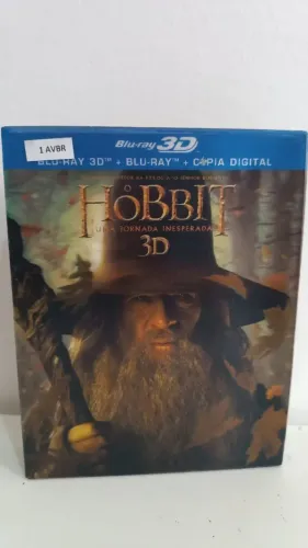 dvd duplo o hobbit uma jornada inesperada blu-ray 3d