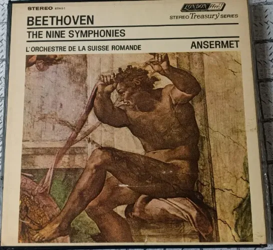 Discos de Vinil Coleção Beethoven The Nine Symphonies 8 discos made in USA sem uso