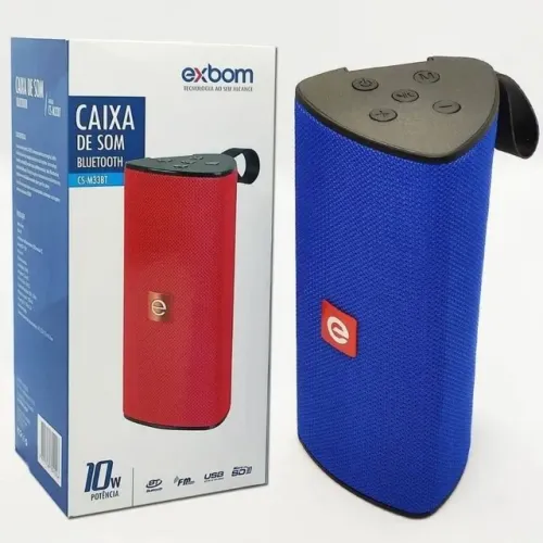 Caixa De Som Bluetooth Entrada para Pen Drive e Cartão Micro Portátil