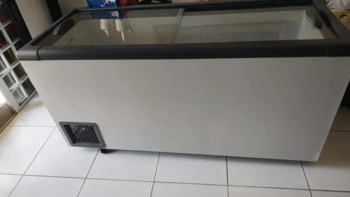 FREEZER DUPLA AÇÃO 500L TAMPA VIDRO 