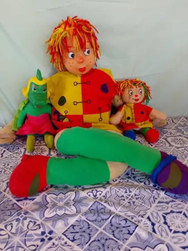 Conjunto Bonecas Da Emília E Da Cuca do Sitio do pica-pau amarelo usado e antigo