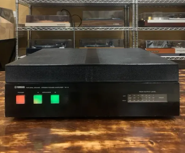 Amplificador Power Yamaha - Modelo M-4 - Vintage Receiver Marantz Tape deck Som