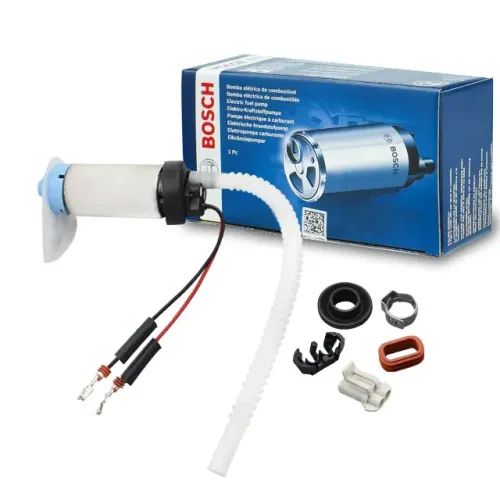 BOMBA COMBUSTIVEL FLEX 3 BAR 85 L/H FORD FIAT VW GM RENAULT (SISTEMA MARWAL) BOSCH