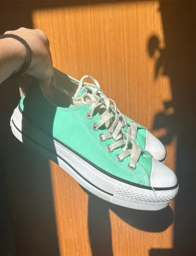 All star  plataforma verde agua 