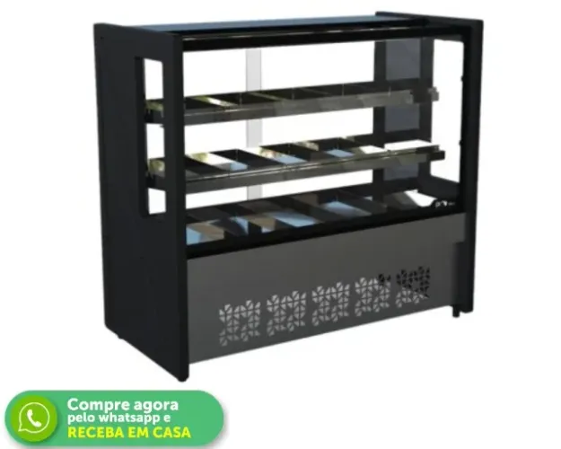 Balcão Estufa 1,25M Preto Polar