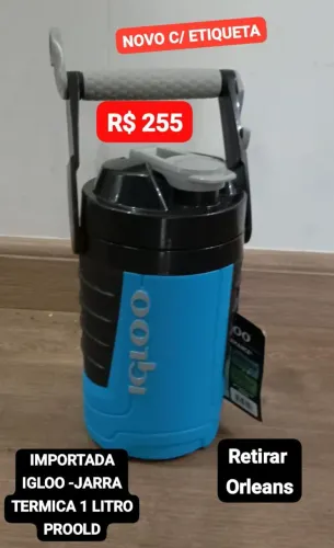 Garrafa Térmica Igloo 1 Litro - Nova!