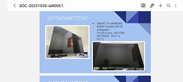 Smart TV 50" Sansumg