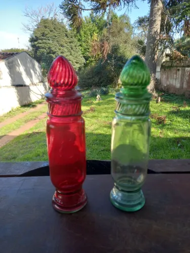 Licoreiras de vidro antigas