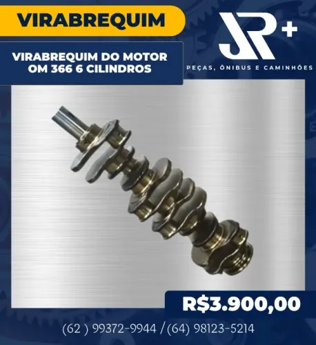 Virabrequim do Motor OM 366 6 Cilindros