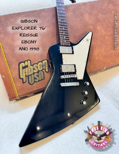 GIBSON / EXPLORER 76? REISSUE / EBONY / 1998 / GUITARRA