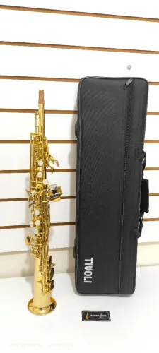 Saxofone Soprano tudel fixo inteiriço TIVOLI NOVO