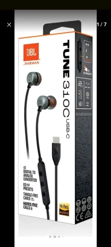 Fone de ouvido JBL / na caixa / zero