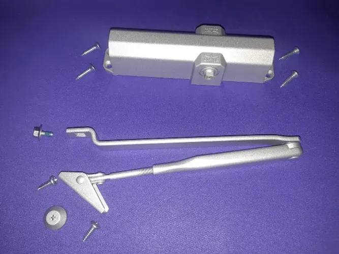 Fechador Automático de Portas Suspensas Mola Aerea Braço Amortecedor Hidráulica