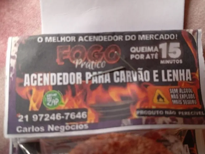 Acendedor para carvão e lenha Fogo Prático