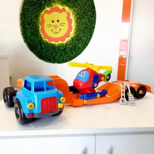 Brinquedo Carreta Didática com Ferramentas Poliplac, modelos diversos