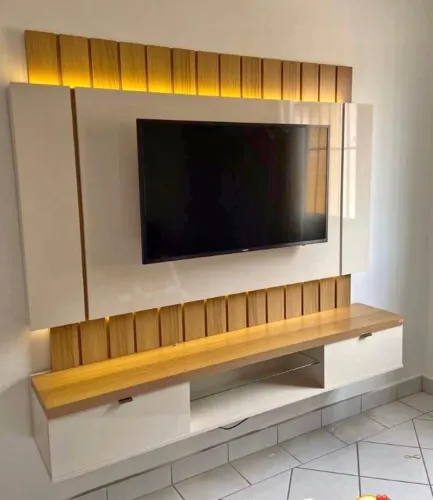 Painel Home Suspenso com LED para TV até 60" (Novo) Entrega Grátis!