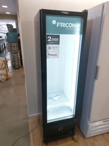Freezer expositor 284 litros slim novo 2 anos de garantia