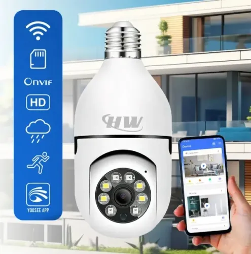 Câmera De Segurança Wi-fi 360°