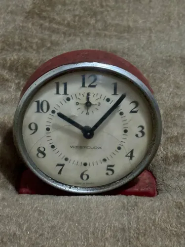 Antigo Relogio Despertador Westclox 2 Cordas, Funcionando