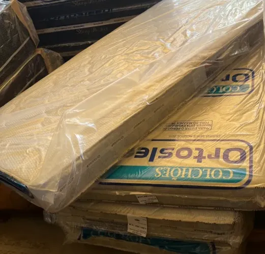 Cama box colchão solteiro 