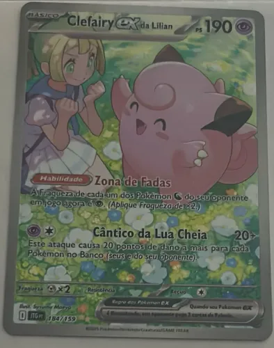 Clefairy EX da Lilian - Pokemon TCG
