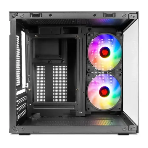 Gabinete Gamer Aquário Lateral e Frontal de Vidro Com 2 Fans RGB Raimbow (NOVO)
