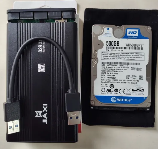 HD Externo 500GB WD Blue
