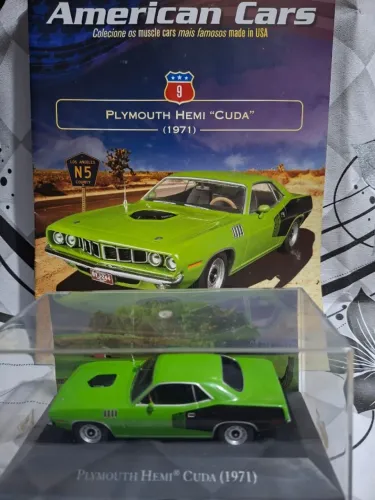 Miniatura Plymouth Hemi "Cuda" 1971 edição colecionador