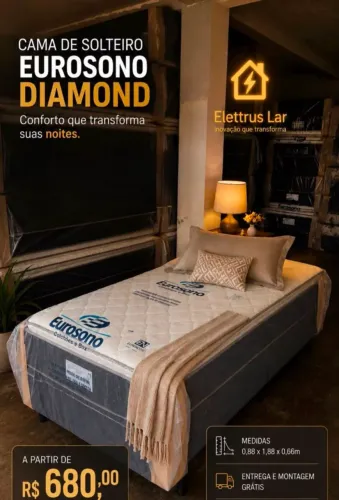 Vendo cama de solteiro unibox espuma