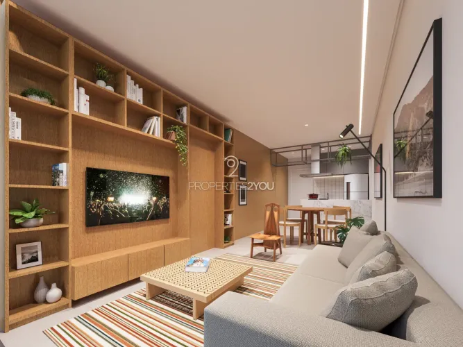 Apartamento no Centro Cívico com 2 quartos em Curitiba -PR
