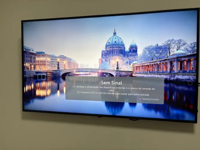 TV LG 50" Smart 4K 50NAN075SPA + Suporte de parede