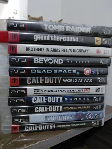 LOTE 11 JOGOS DE PS3