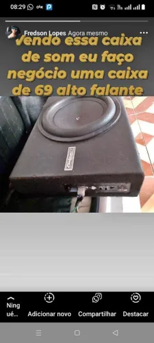 A caixa de som Sub