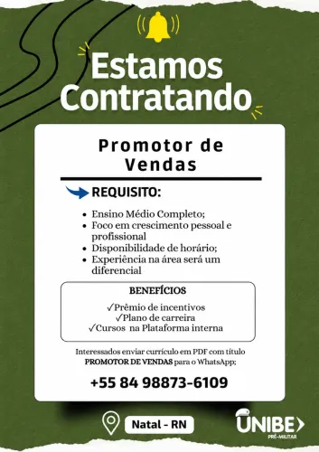 Promotor de vendas 