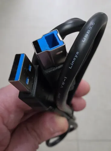 Cabo USB 3.0 Impressora Scanner Multifuncional