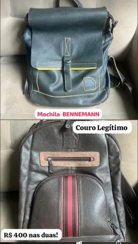 Mochilas de couro 