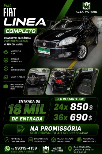 Fiat Linea Essence 1.8 Flex 16V 4P 2012