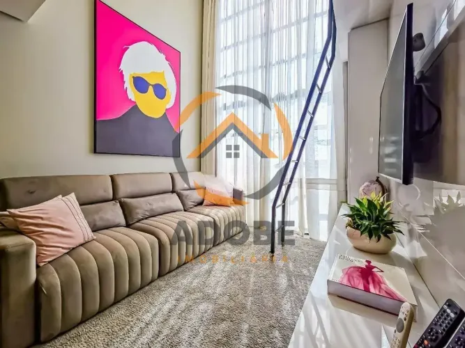 Apartamento mobiliado 85m² com suíte Alto da Glória
