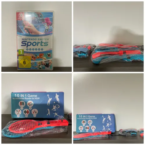 Nintendo Switch Sports + kit acessórios