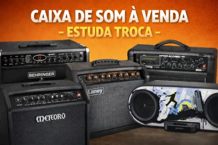 Caixas Cubo de Guitarra Behringer Laney Meteoro Sony a partir de R$700,00 - Estuda Troca  