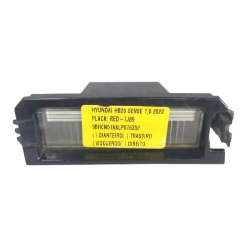 Luz De Placa Traseira Direita Hyundai Hb20 1.0 2020/2023