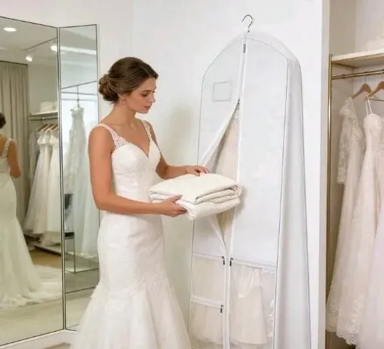 Capa Organizadora para Vestido de Noiva, Terno e Sapatos