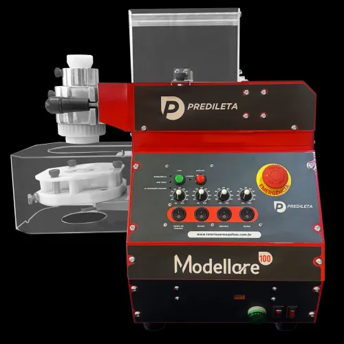 Modeladora de Salgados e Doces<br><br>Máquina de fazer salgados e doces Modellare 100<br><br><br><br><br><br><br><br><br>