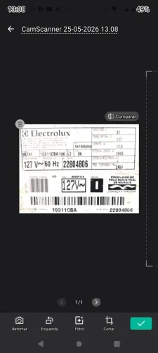 Vendo microondas Electrolux 31 Lts 150 Reais com problema na placa telefone * 
