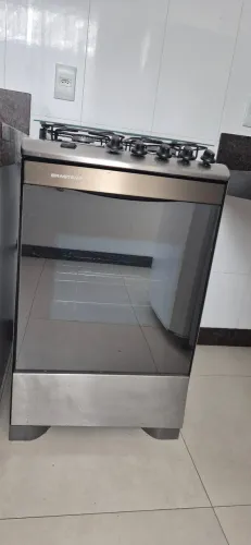 Fogão Brastemp Clean Inox 4 bocas