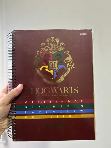 Caderno Harry Potter 10 matérias lacrado