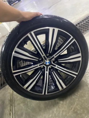 Jogo Rodas Originais BMW 320i G20 Aro 18 + Pneus Hankook HRS RUNFLAT