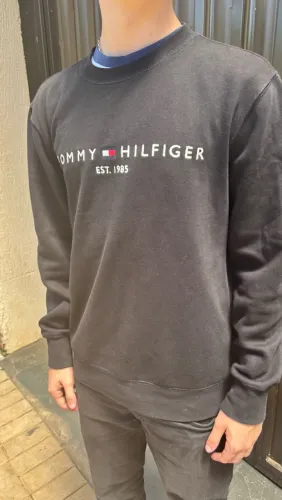 moletom gola careca Tommy Hilfiger
